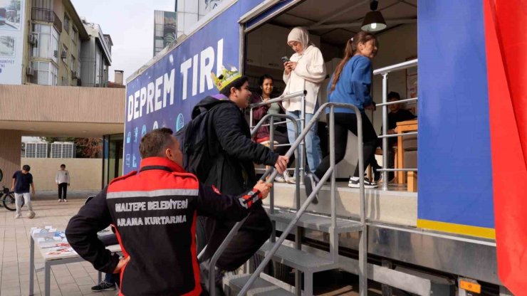 GEDSET MALTEPE’YE GELDİ, 7.2 BÜYÜKLÜĞÜNDEKİ DEPREM CANLANDIRILDI