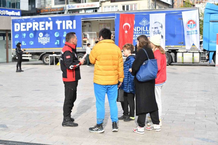 GEDSET MALTEPE’YE GELDİ, 7.2 BÜYÜKLÜĞÜNDEKİ DEPREM CANLANDIRILDI