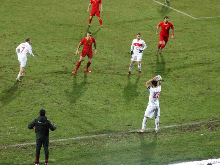 UEFA ULUSLAR LİGİ: KARADAĞ: 3 - TÜRKİYE: 1 (MAÇ SONUCU)