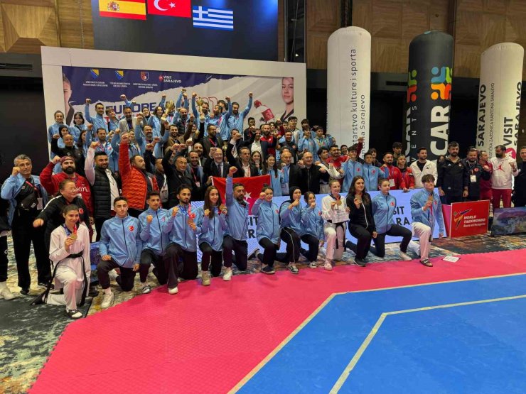 TÜRKİYE, AVRUPA ÜMİTLER TAEKWONDO ŞAMPİYONU