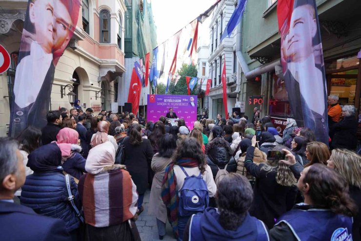 BEYOĞLU’NUN İLK ‘KADIN DANIŞMA VE YAŞAM MERKEZİ’ AÇILDI