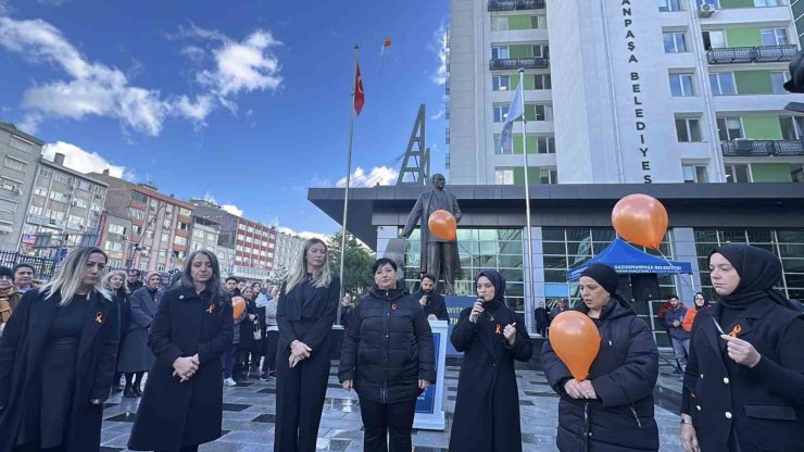 GAZİOSMANPAŞA’DA ŞİDDET MAĞDURU KADINLAR ANILDI