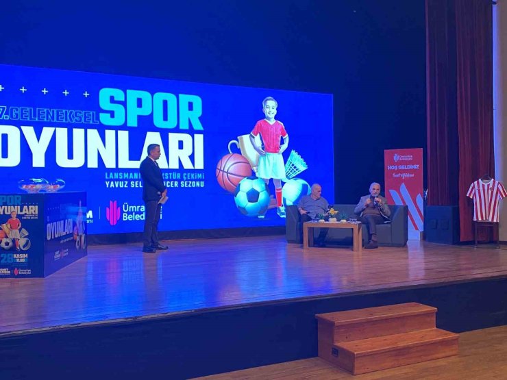 ÜMRANİYE’DE 17. GELENEKSEL SPOR OYUNLARI’NIN LANSMANI YAPILDI