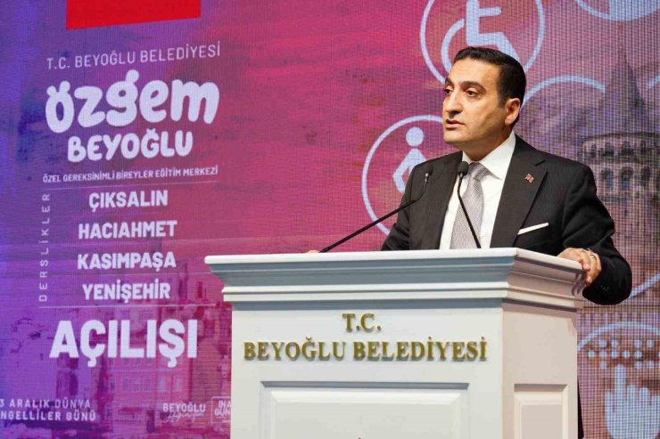 BEYOĞLU BELEDİYESİ TARAFINDAN "ÖZEL BİREYLER EĞİTİM MERKEZİ" AÇILDI