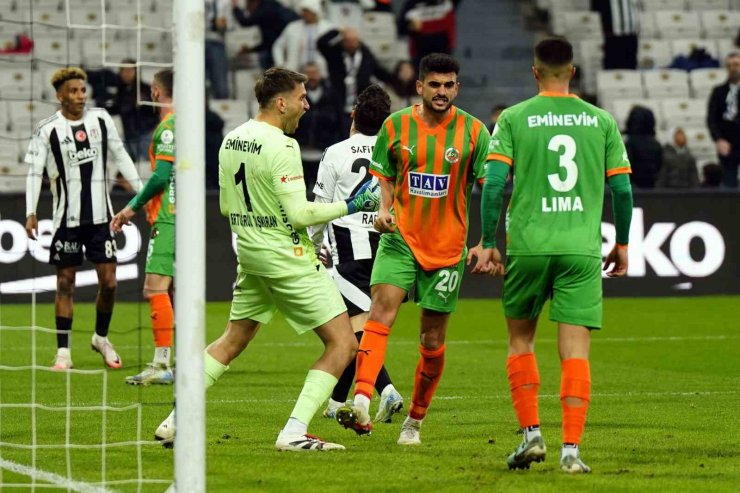 TRENDYOL SÜPER LİG: BEŞİKTAŞ: 1 - CORENDON ALANYASPOR: 1 (MAÇ SONUCU)