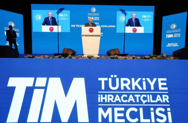 CUMHURBAŞKANI ERDOĞAN: "2024 YILINDA İHRACATIMIZ 262 MİLYAR DOLARA ÇIKTI"