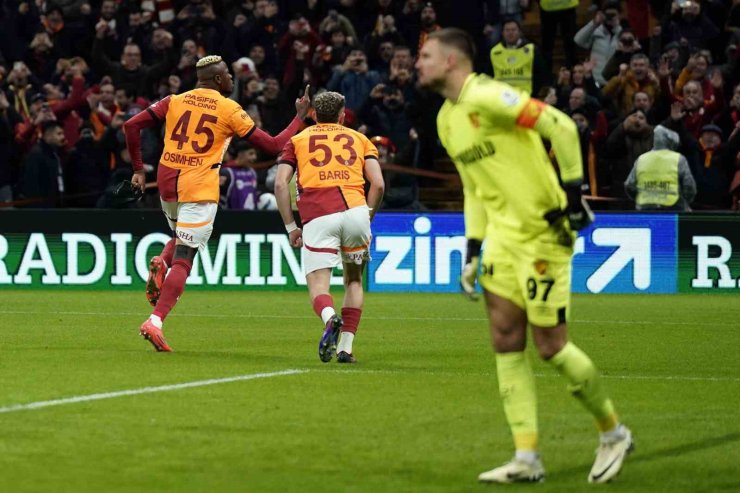 TRENDYOL SÜPER LİG: GALATASARAY: 1 - GÖZTEPE: 1 (İLK YARI)