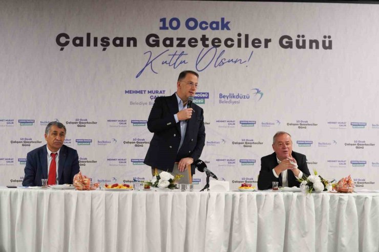 BAŞKAN ÇALIK’TAN ÇALIŞAN GAZETECİLER GÜNÜ’NDE ANLAMLI BULUŞMA