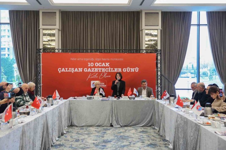 BAŞKAN KÖYMEN, YEREL GAZETECİLERLE BULUŞTU