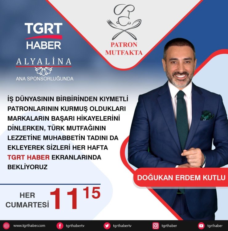 TGRT HABER PATRONLARI MUTFAKTA AĞIRLAYACAK