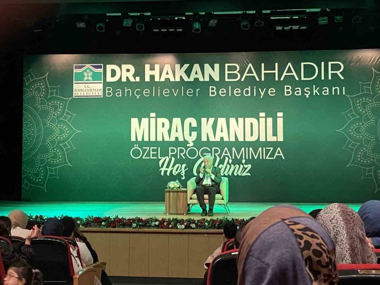 BAHÇELİEVLER BELEDİYESİ’NDEN MİRAÇ KANDİLİ ÖZEL PROGRAMI