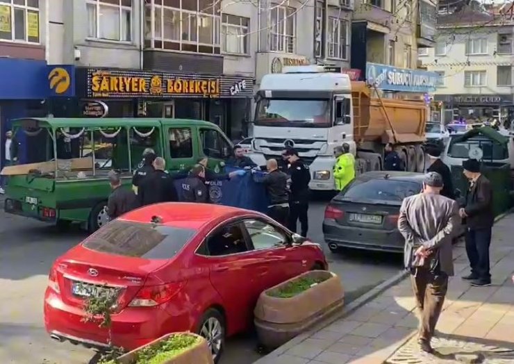 BAĞCILAR’DA YAŞLI ADAM KAMYONUN ALTINDA KALARAK HAYATINI KAYBETTİ