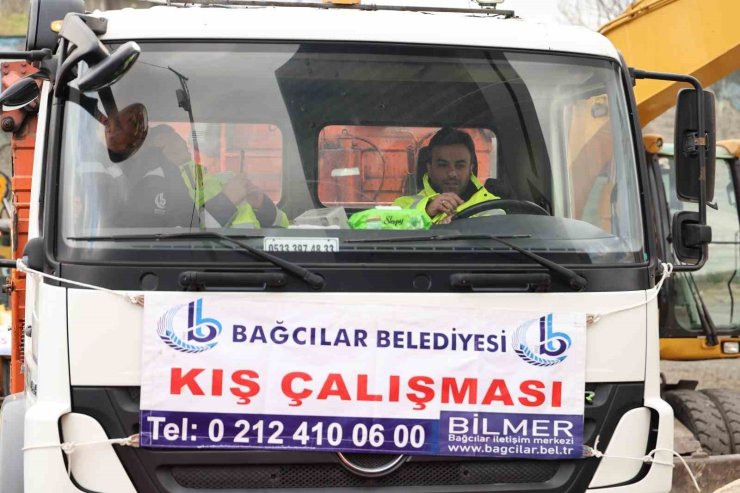 BAĞCILAR BELEDİYESİ KAR HAZIRLIKLARINI TAMAMLADI