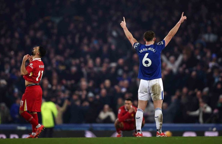 LİVERPOOL DERBİSİNDE EVERTON 90+8’DE PUANI KAPTI