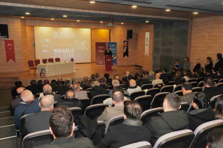 BEYOĞLU’NDA MADDE BAĞIMLIĞIYLA MÜCADELE ÇALIŞTAYI DÜZENLENDİ