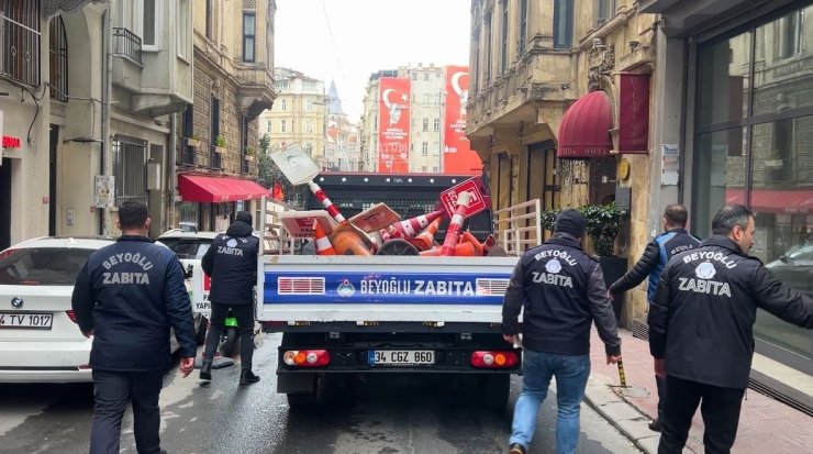 BEYOĞLU’NDA ZABITA EKİPLERİNDEN DUBA OPERASYONU