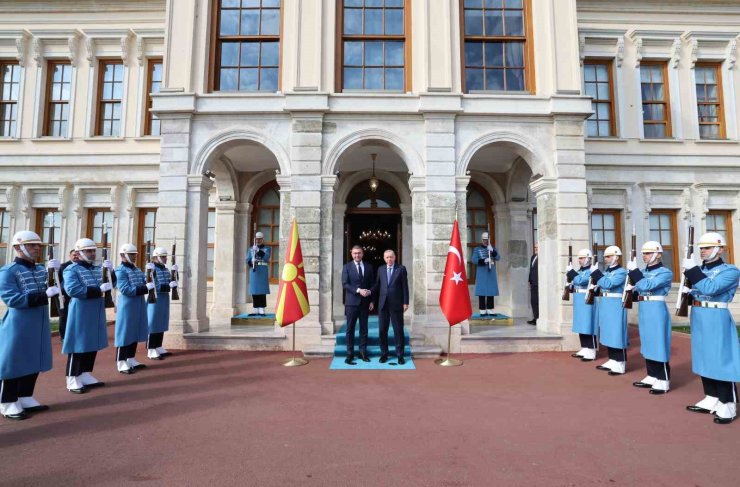 CUMHURBAŞKANI ERDOĞAN, KUZEY MAKEDONYA BAŞBAKANI MİCKOSKİ’Yİ KABUL ETTİ