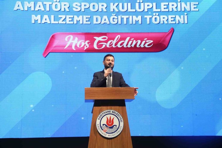 KAĞITHANE BELEDİYESİ’NDEN AMATÖR SPOR KULÜPLERİNE DESTEK