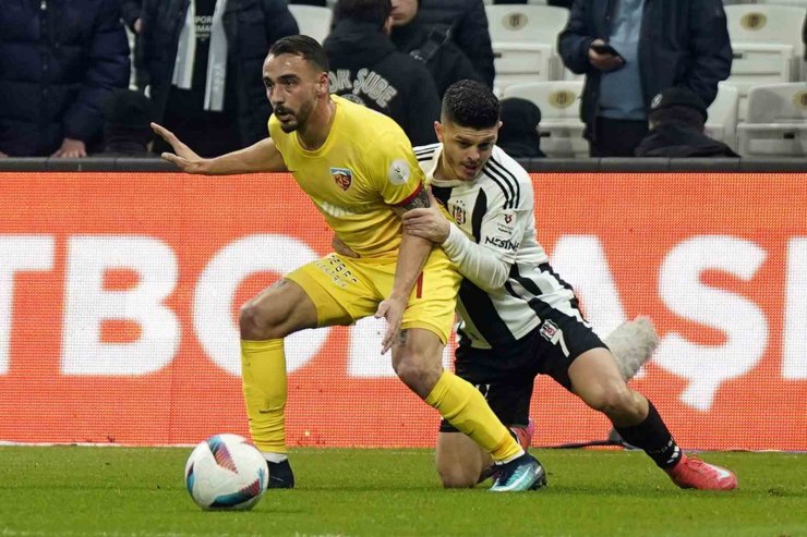 TRENDYOL SÜPER LİG: BEŞİKTAŞ: 1 - KAYSERİSPOR: 0 (İLK YARI)