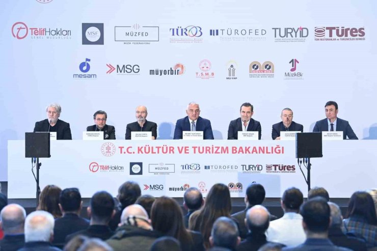 BAKAN ERSOY: "MÜZİK MESLEK BİRLİKLERİNİN TELİF GELİRİ 2 MİLYAR TL’Yİ AŞMIŞ DURUMDA"