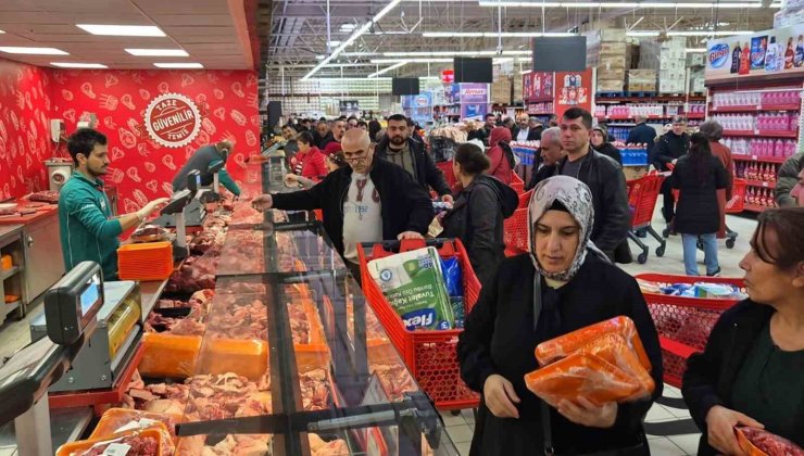 RAMAZAN AYINDA YARI YARIYA DÜŞEN KIYMA FİYATINA HÜCUM ETTİLER