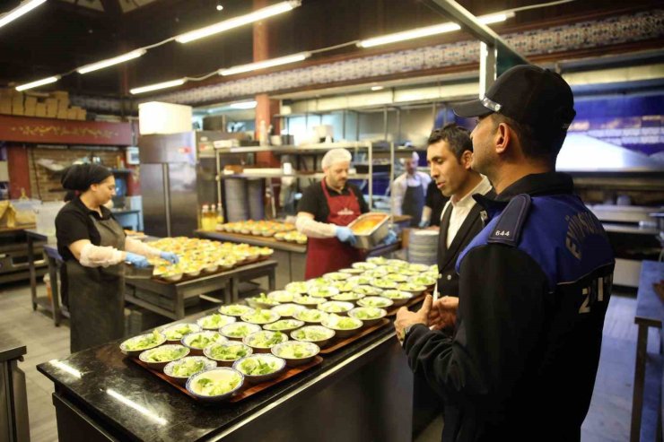 ZABITA EKİPLERİNDEN LOKANTA VE RESTORANLARA DENETİM