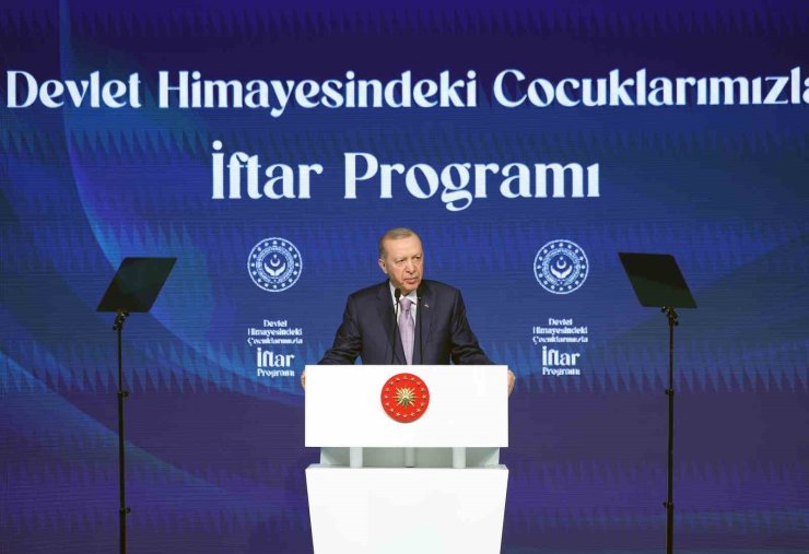 CUMHURBAŞKANI ERDOĞAN: "TÜRKİYE YÜZYILI İNŞALLAH SİZ ÇOCUKLARIMIZIN DA YÜZYILI OLACAK"